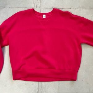SPANX Hot Pink Crewneck Sweatshirt